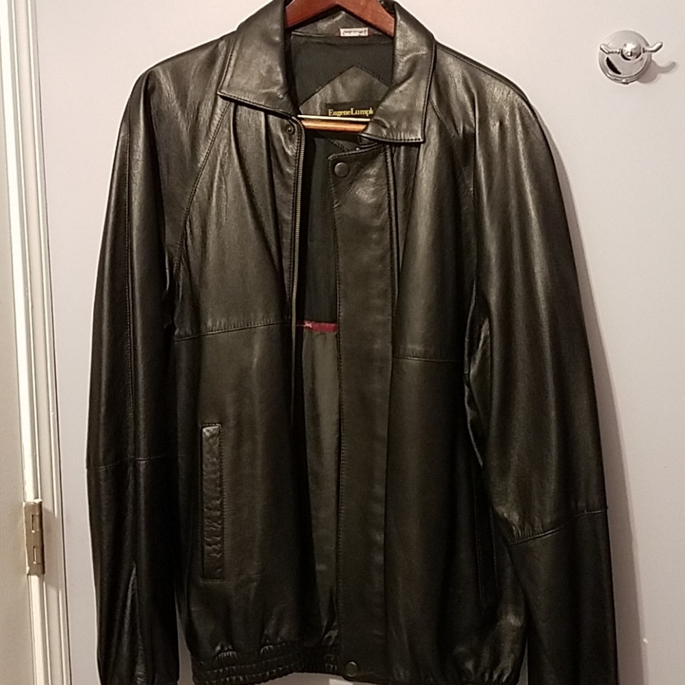 Mens Genuine Italian Lamb Leather suit